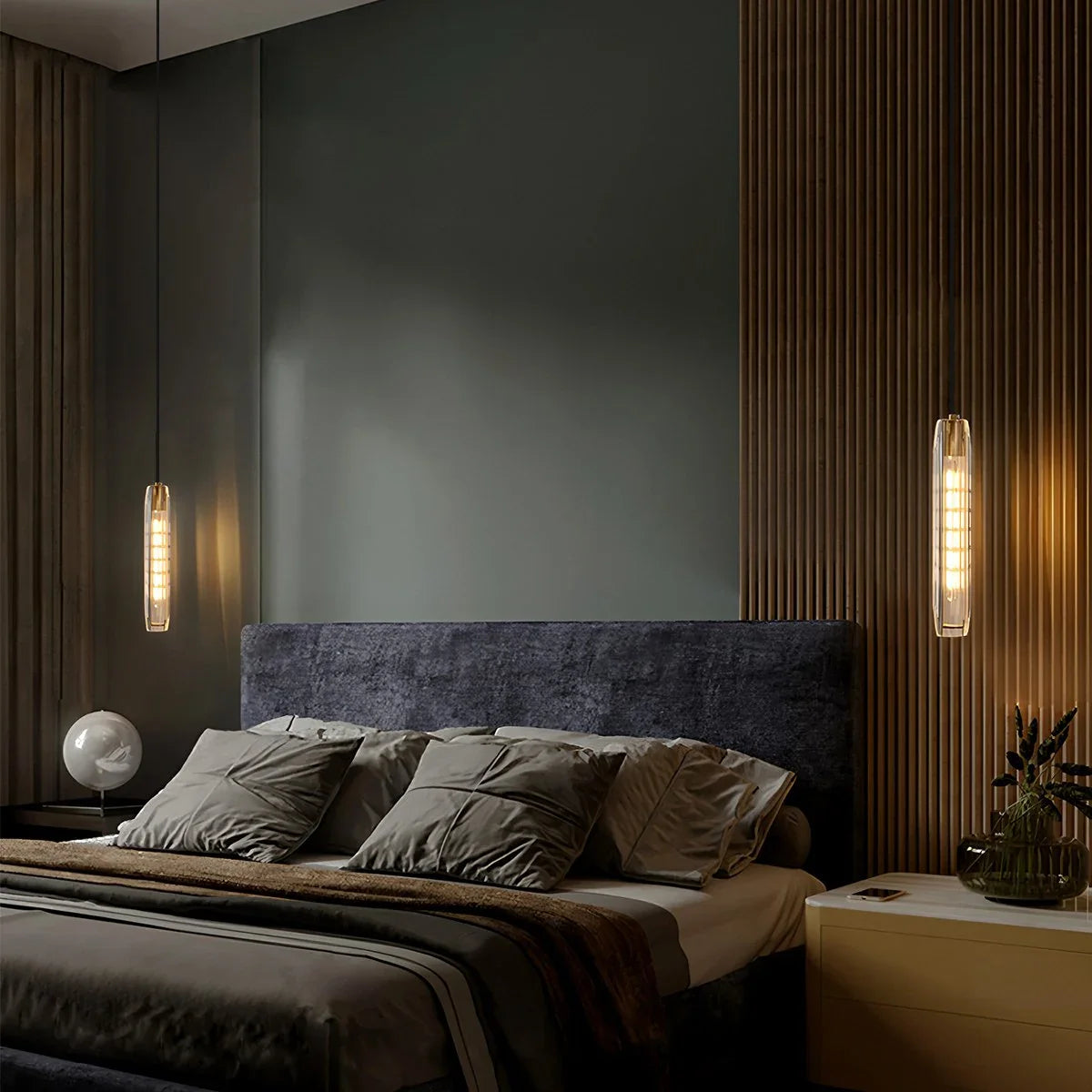 Haown Rod Light Elegant Post Modern Pendant Light