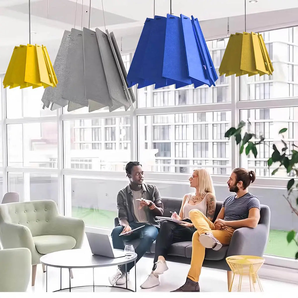 RotatingLeafAcousticPendantLight