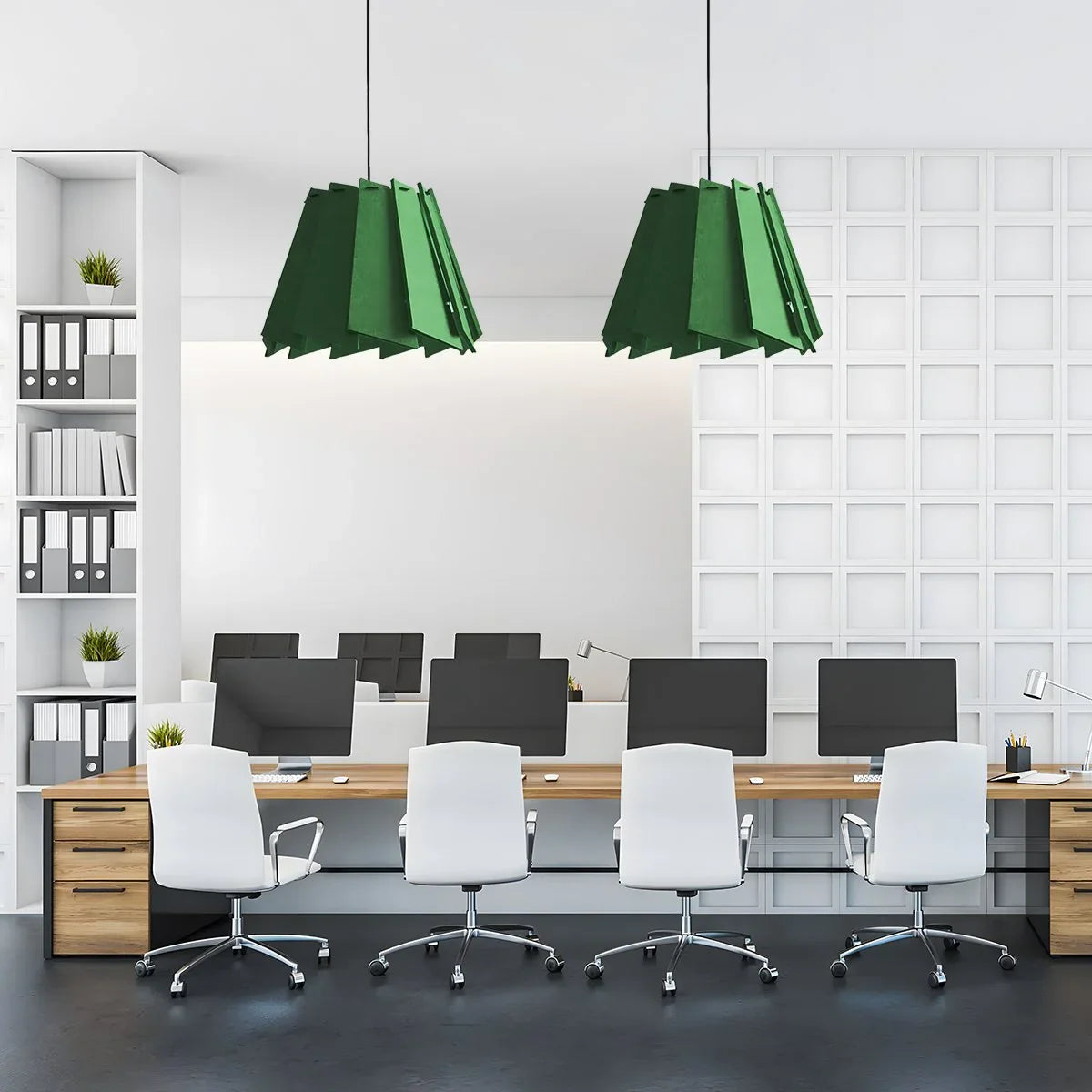 RotatingLeafAcousticPendantLight