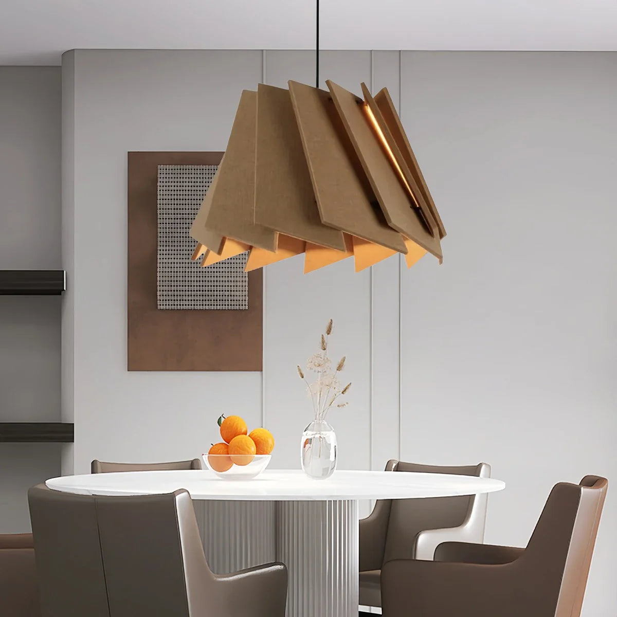 RotatingLeafAcousticPendantLight