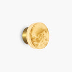 Simple Round Spanish Alabaster Wall Light for Hallway