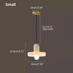 Natural Spanish Alabaster Pendant Light for Bedroom
