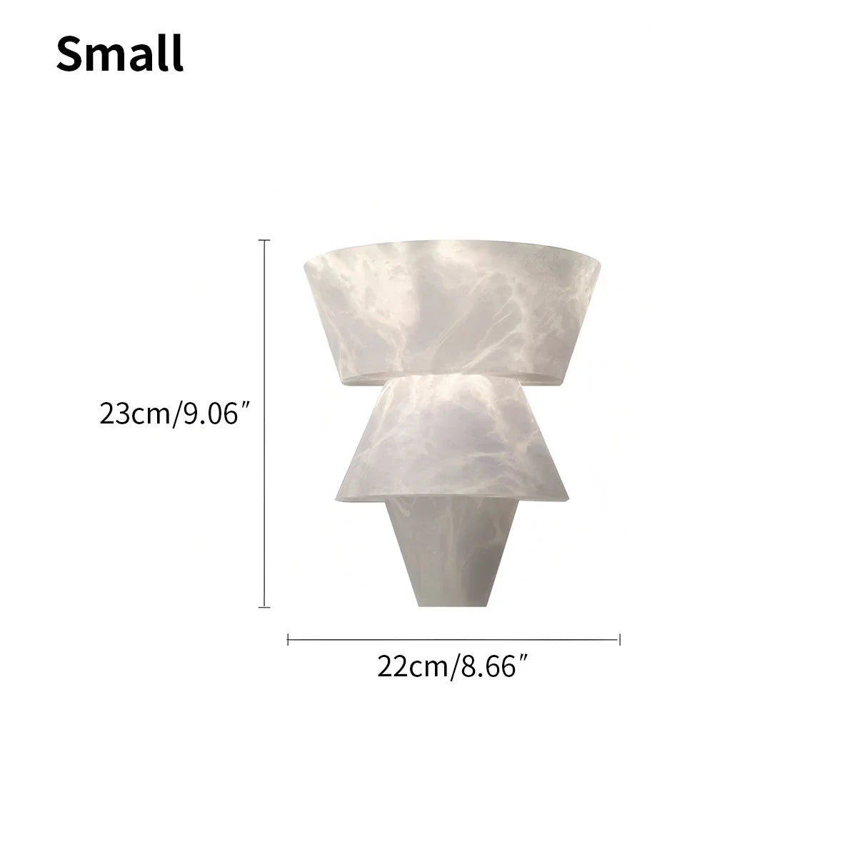 Cone Splicing Spanish Alabaster Wall Sconce