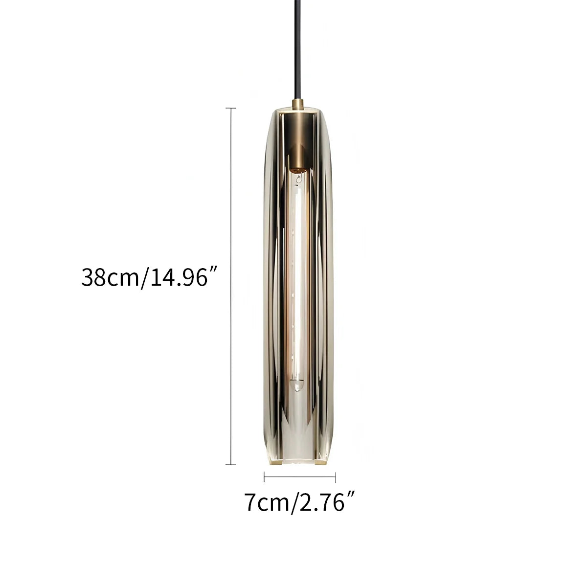 Haown Rod Light Elegant Post Modern Pendant Light