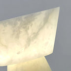 Spanish Spanish Alabaster Mushroom Head Table Lamp