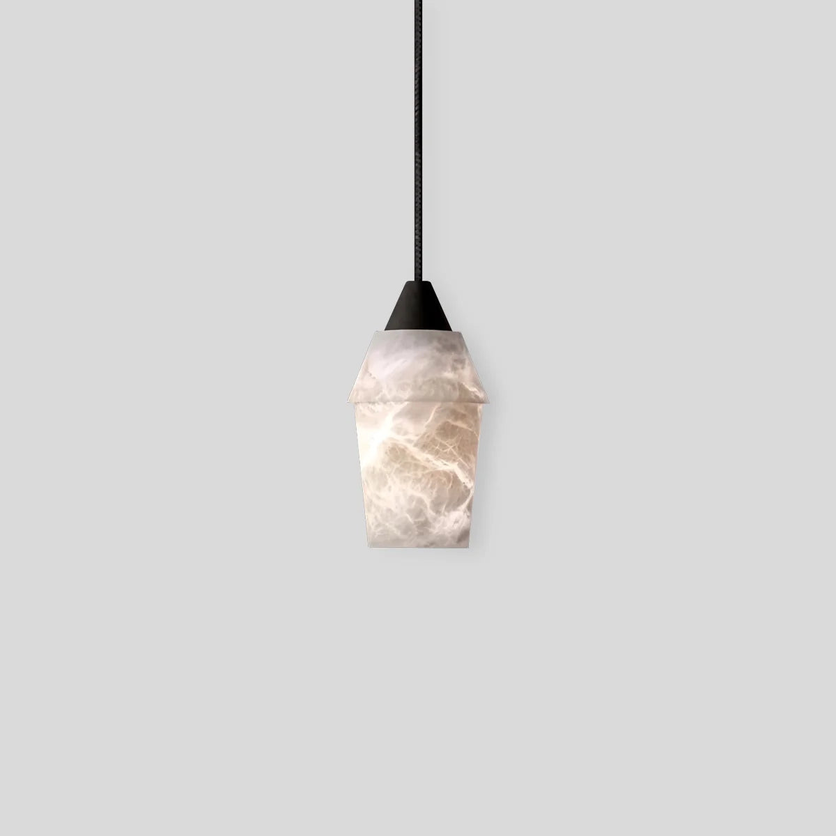 Natural Spanish Alabaster Pendant Light for Kitchen Island