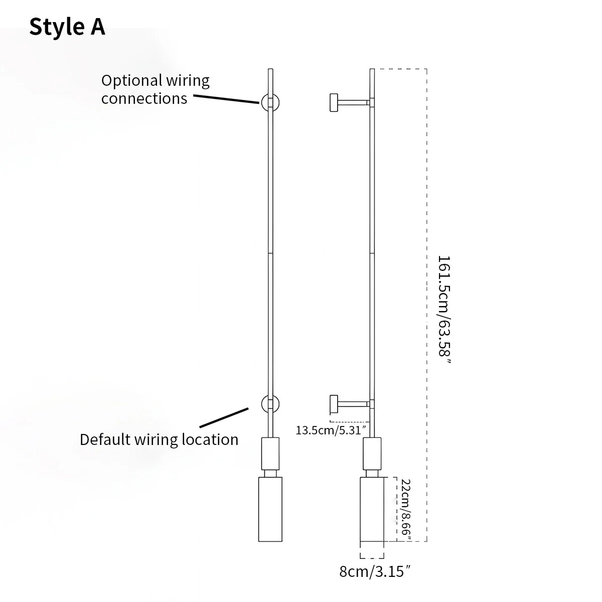 Haown Light luxury Spanish Alabaster Long Strip Wall Lamp