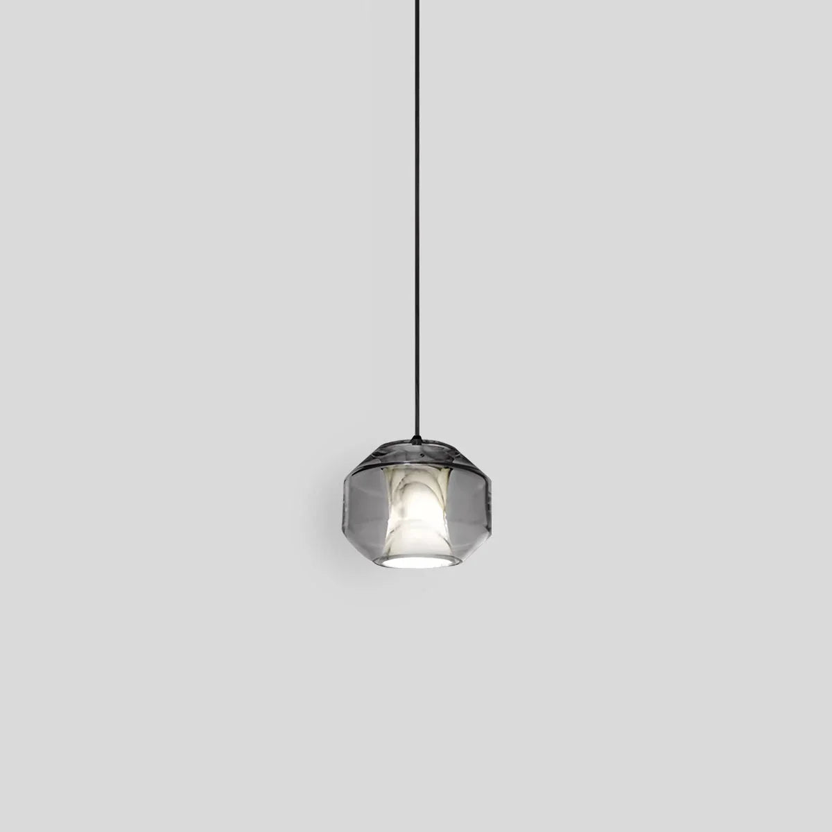 Modern Alabaster Glass Pendent Light for Bedroom