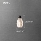Natural Spanish Alabaster Pendant Light for Kitchen Island