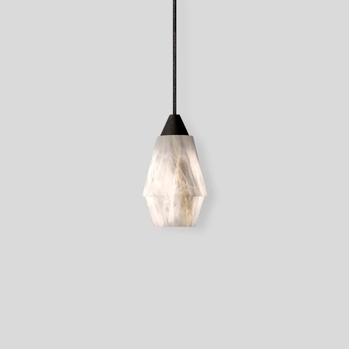 Natural Spanish Alabaster Pendant Light for Kitchen Island Style C