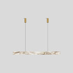 Minimalist Linear Spanish Alabaster Pendant Light