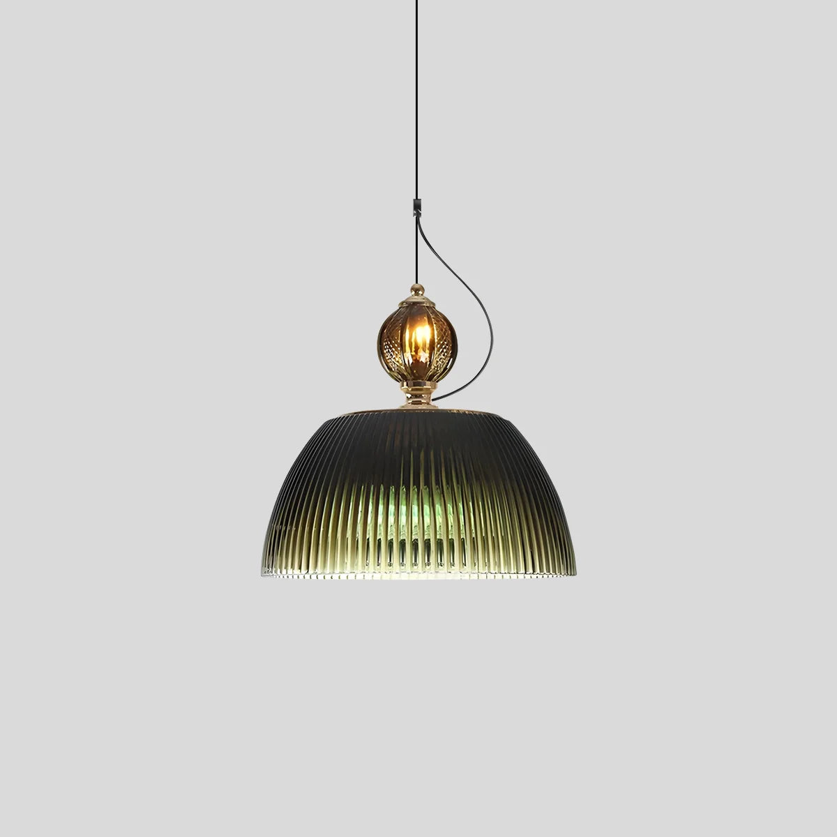 Haown Nordic Retro Glass Pendant Light for Dining Room