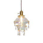 Haown Water Droplets Resin Pendant Lamp for Bedroom