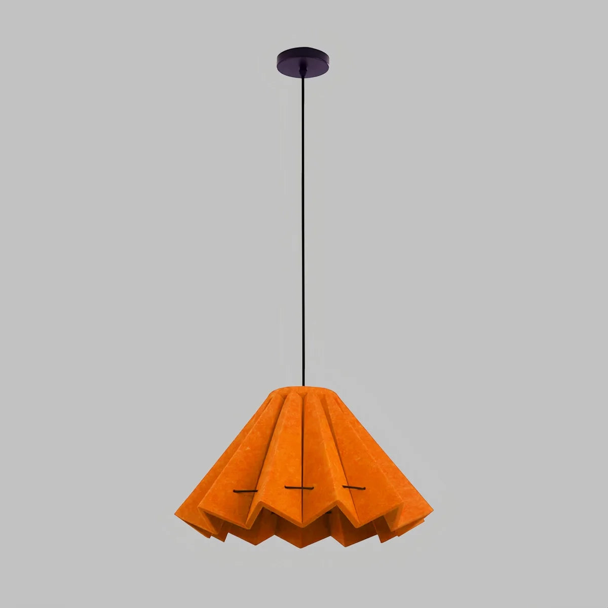 Morning Glory Acoustic Pendant Light Orange Dia 53cm x H 33cm / ∅ 20.87" x H 12.99"