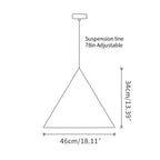 Haown Ice Cream Shaped Felt Pendant Light for Kids Room