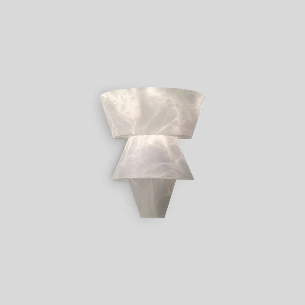 Cone Splicing Spanish Alabaster Wall Sconce