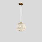 Modern Creative Spliced Ball Spanish Alabaster Pendant Light