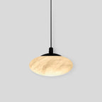 Modern Oval Bedroom Spanish Alabaster Pendant Light