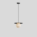 Luxury Spherical Natural Spanish Alabaster Pendant Light
