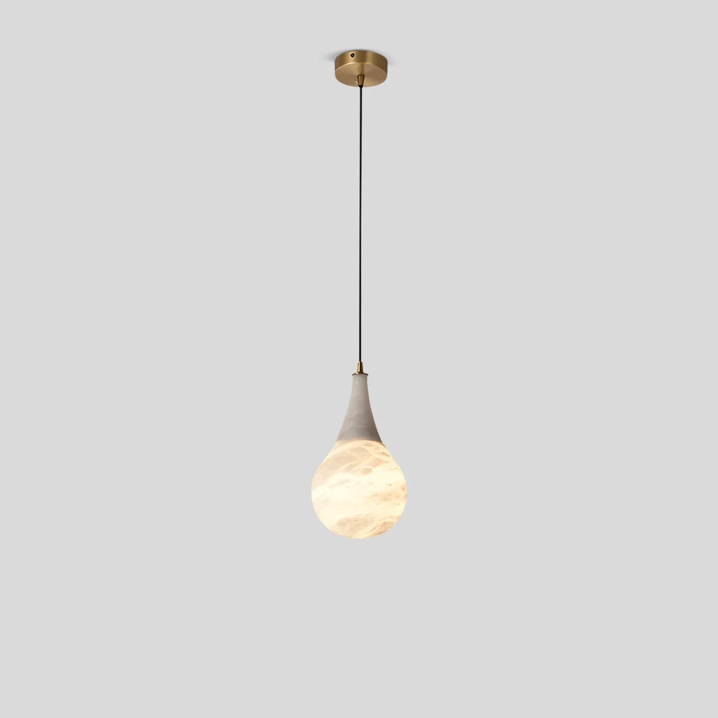 Creative Waterdrop Spanish Alabaster Pendant Light